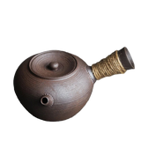 Théière japonaise Kyusu à poignée — céramique artisanale 300 ml