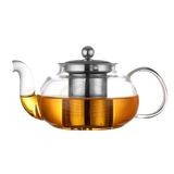 Théière en Verre Borosilicate avec Infuseur Inox – 600 ml / 800 ml