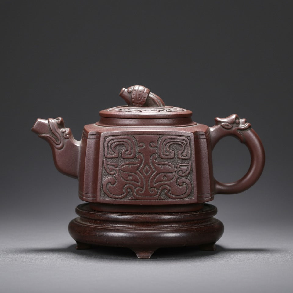 Théière japonaise en céramique – Motifs traditionnels - 290/ 450 ml