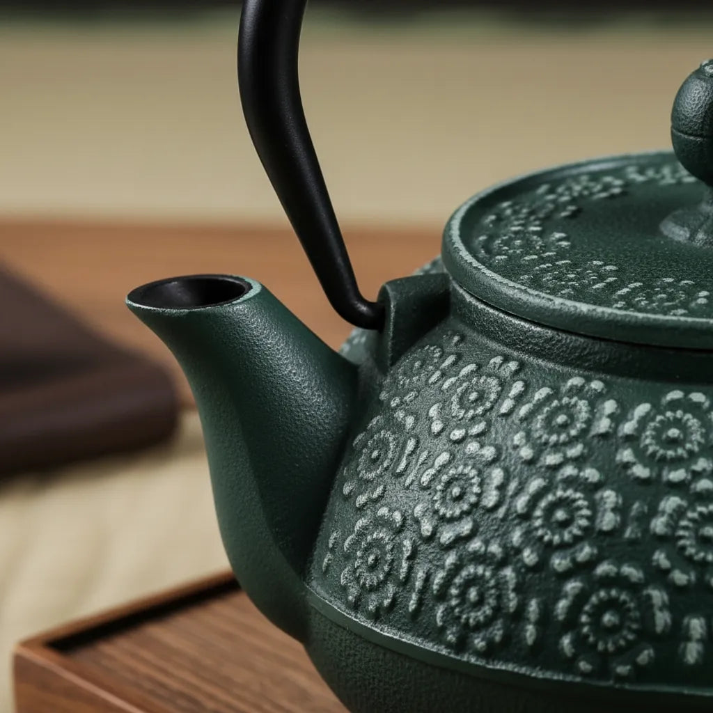 Théière tetsubin Japonais en Fonte Hanabishi 900ml