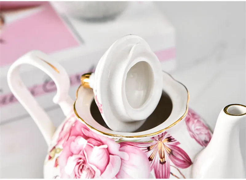 Théière Anglaise en Porcelaine Fine 400 ml