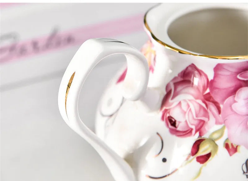 Théière Anglaise en Porcelaine Fine 400 ml