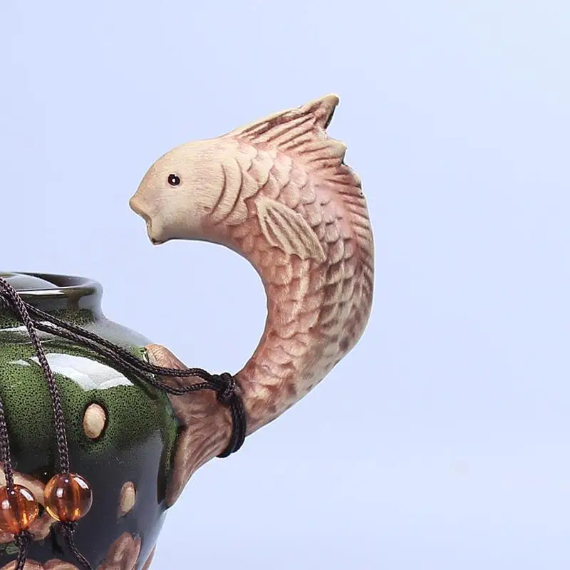 Théière Japonaise en Céramique Sculptée 210 ml