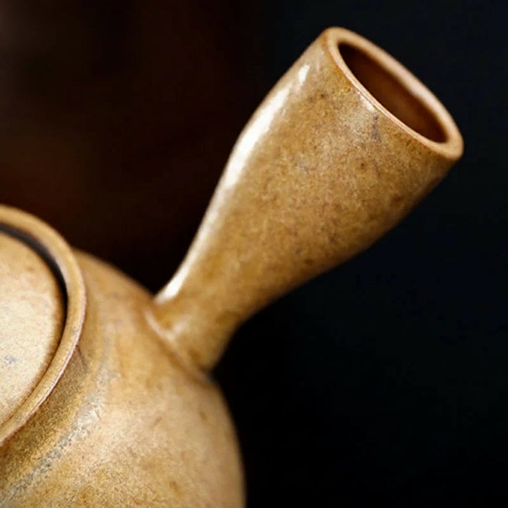 Théière japonaise artisanal Kyusu en céramique 150 ml
