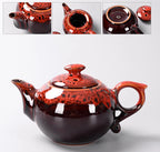 Théière Japonaise Gongfu Traditionnelle en Porcelaine Émaillée 200 ml