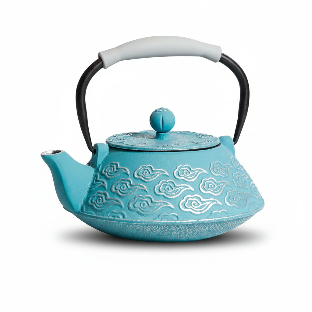 Théière Japonaise en Fonte Tetsubin Motifs Kumo 850ml