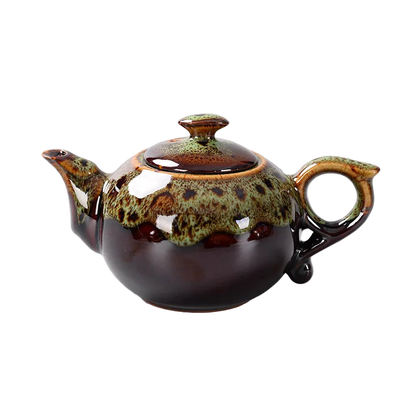 Théière Japonaise Gongfu Traditionnelle en Porcelaine Émaillée 200 ml