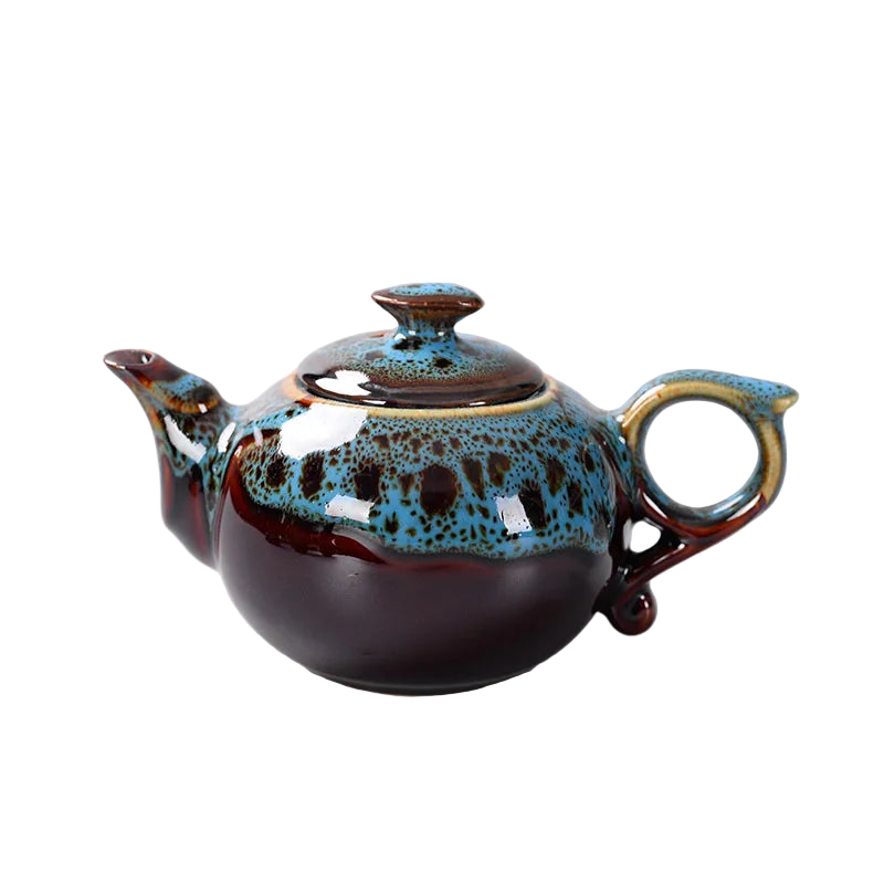 Théière Japonaise Gongfu Traditionnelle en Porcelaine Émaillée 200 ml