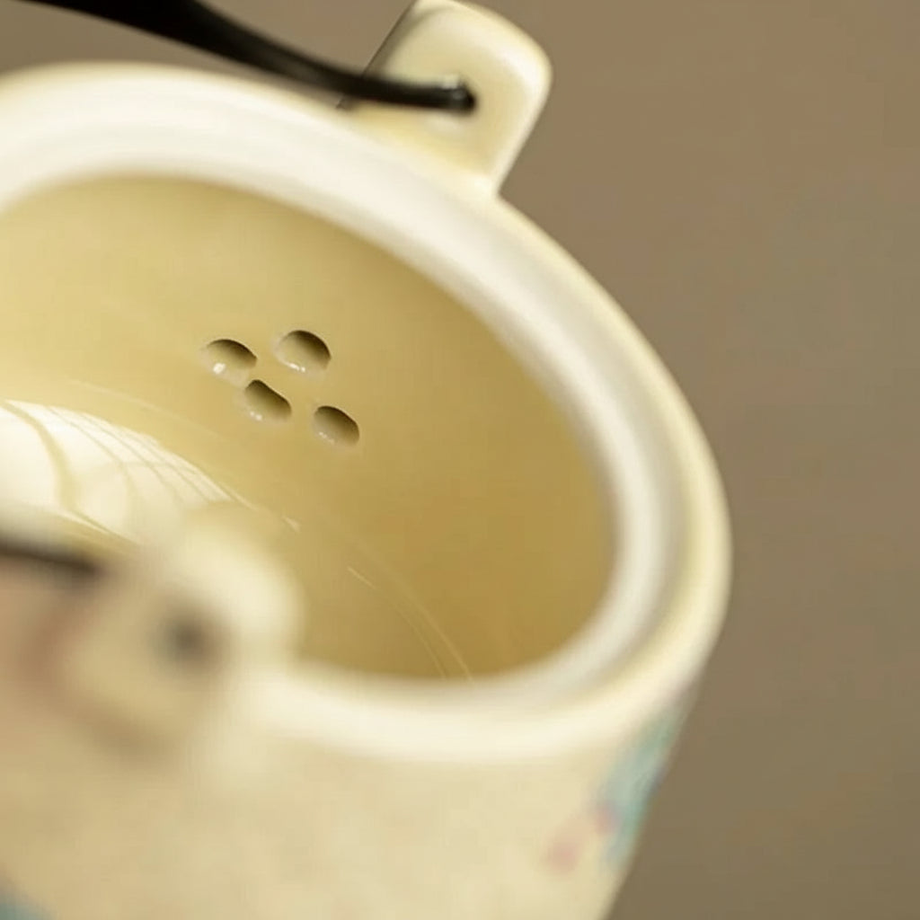 Service à Thé japonais – Set Complet Peint à la Main en Céramique