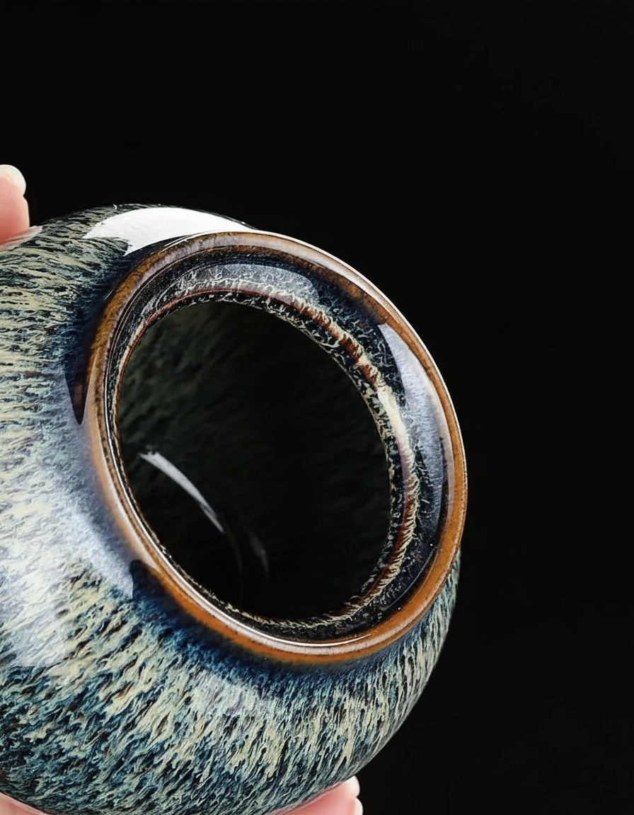 Boîte à thé en porcelaine – multi-colore