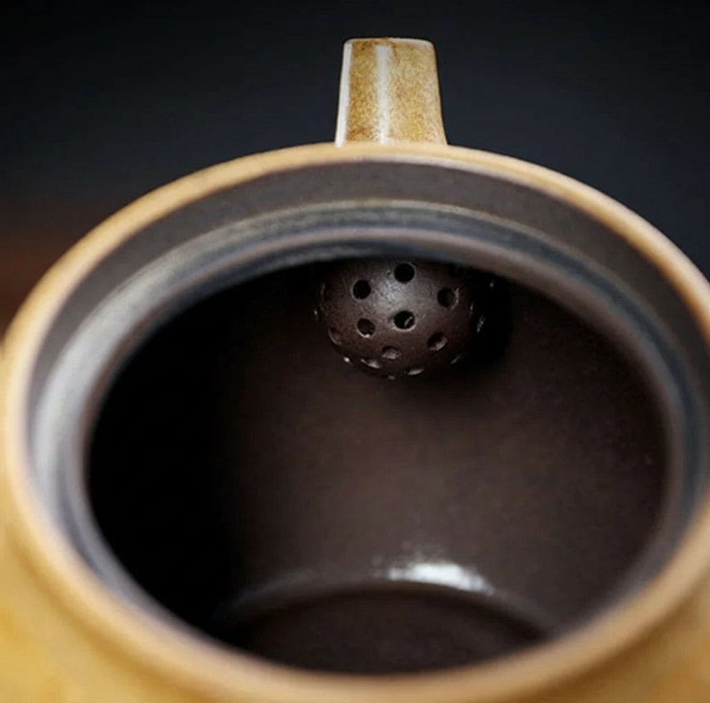 Théière japonaise artisanal Kyusu en céramique 150 ml