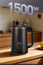 Théière Électrique Intelligente à Température Réglable 1,6L