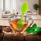 Filtre à Thé Silicone – Feuille Colorée (lot de 7 pcs)