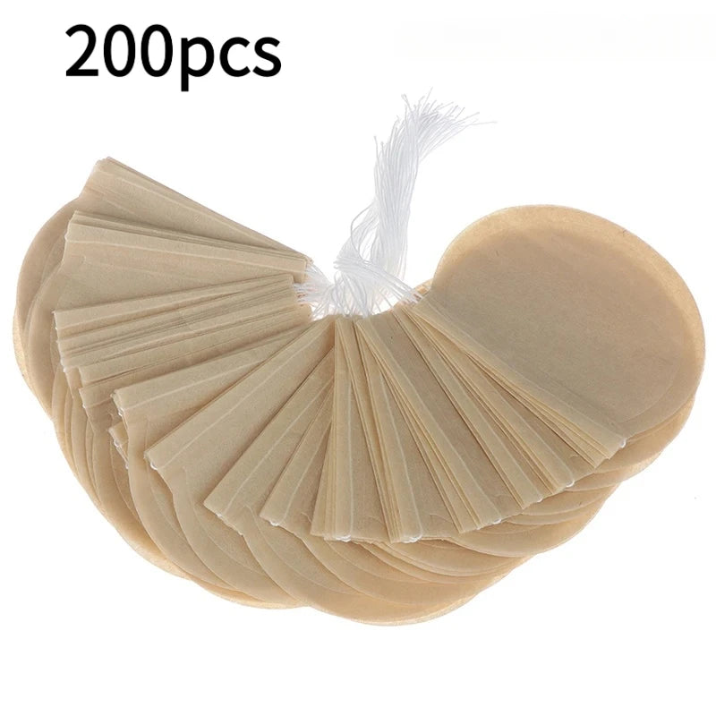 Filtres à Thé Biodégradables – Sachets Jetables pour Thé en Vrac – 100 / 200 pcs