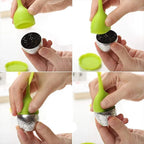 Filtre à Thé Silicone – Feuille Colorée (lot de 7 pcs)