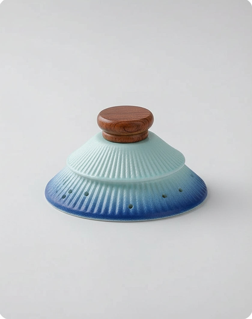 Service à Thé de Voyage Kungfu –Céramique & Gaiwan – Coffret Nomade pour Thé Gongfu