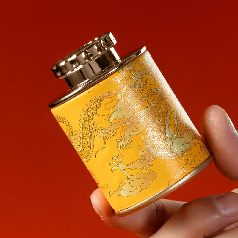 Boîte à Thé Chinoise en Aluminium