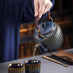 Théière japonaise céramique 900ml – Style artisanal