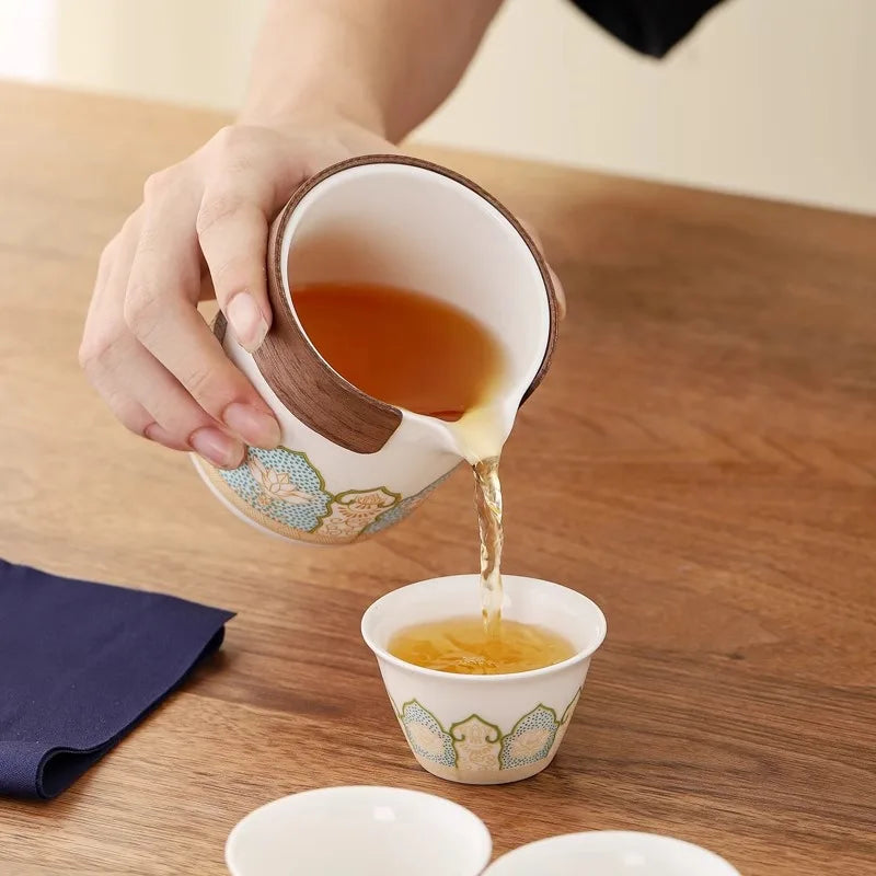 Service à Thé Kung Fu Portable – Céramique de Voyage 280 ml