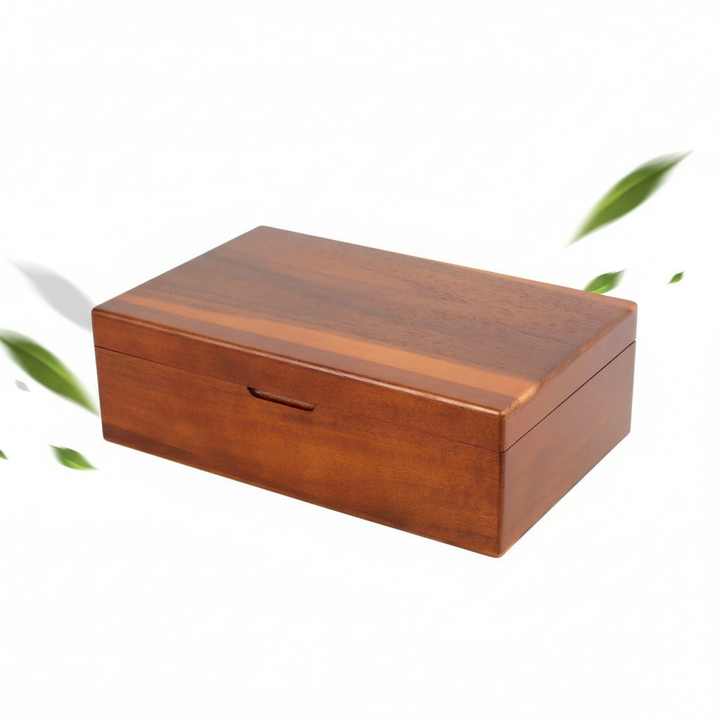 Boîte à Thé en Bois – 4 ou 8 Compartiments