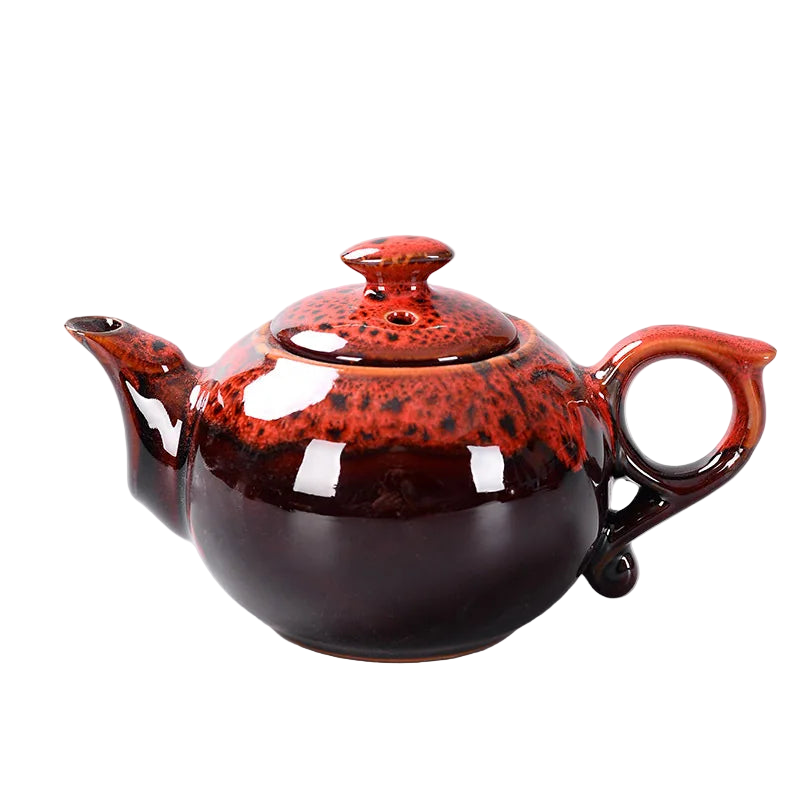 Théière Japonaise Gongfu Traditionnelle en Porcelaine Émaillée 200 ml