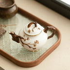 Théière Anglaise en Porcelaine Design Arbre 300 ml