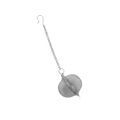 Infuseur à thé inox en forme de boule avec chaîne – Route du Thé