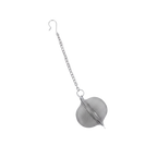 Infuseur à thé inox en forme de boule avec chaîne – Route du Thé