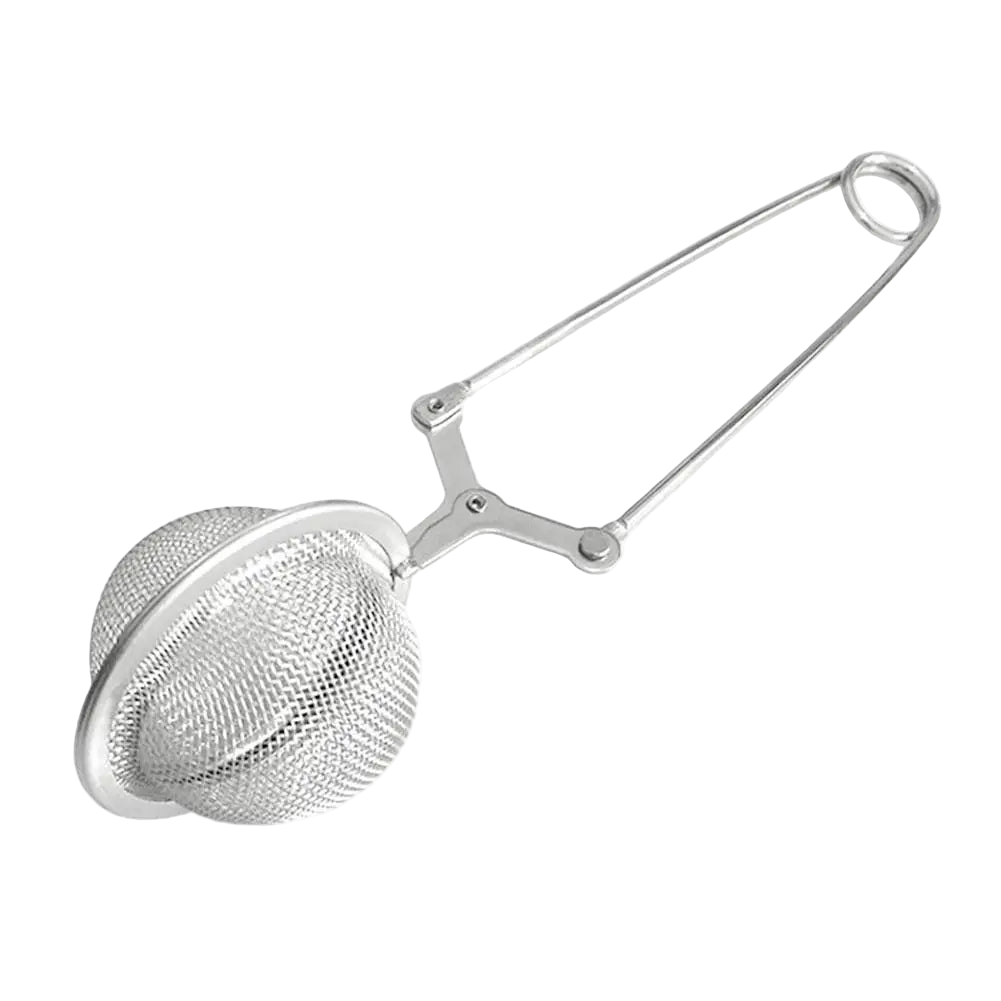 Filtre à thé pince en acier inoxydable – Route du Thé