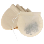 Filtres à thé biodégradables en fibres naturelles, sachets jetables pour thé en vrac