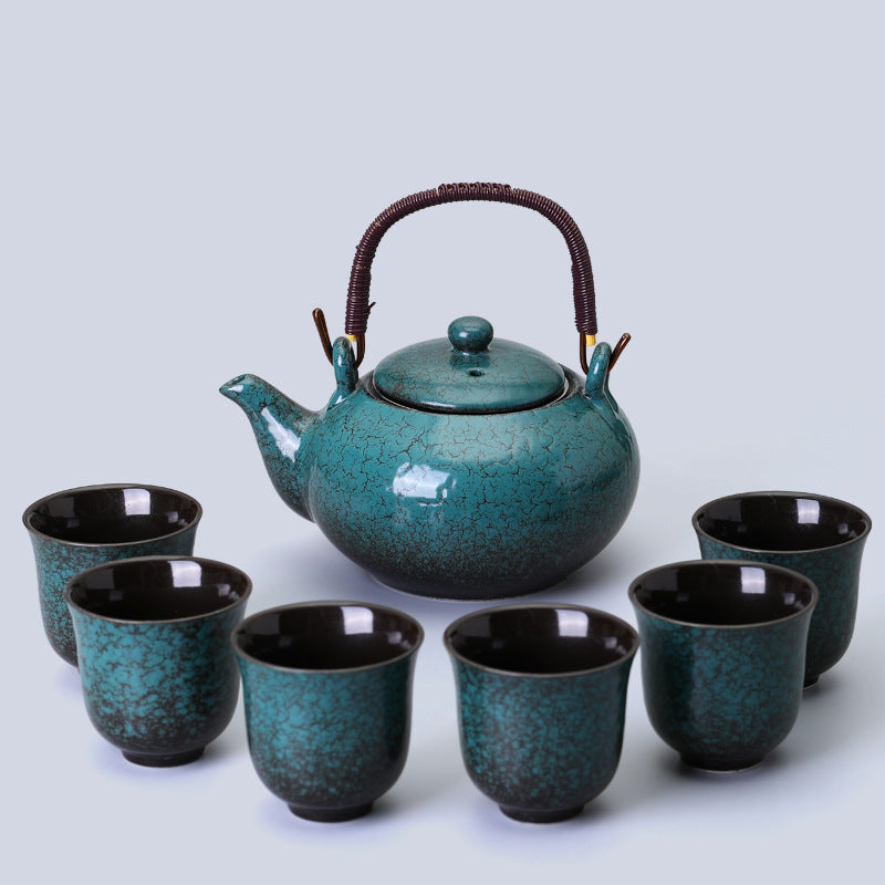 Service à thé japonais céladon avec théière 900 ml