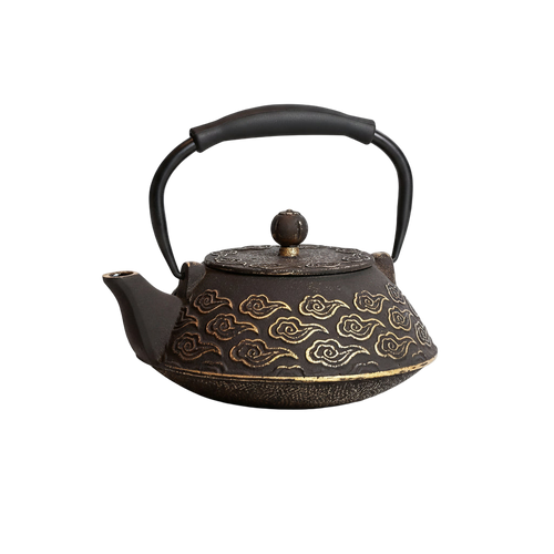 Théière Japonaise en Fonte Tetsubin Motifs Kumo 850ml