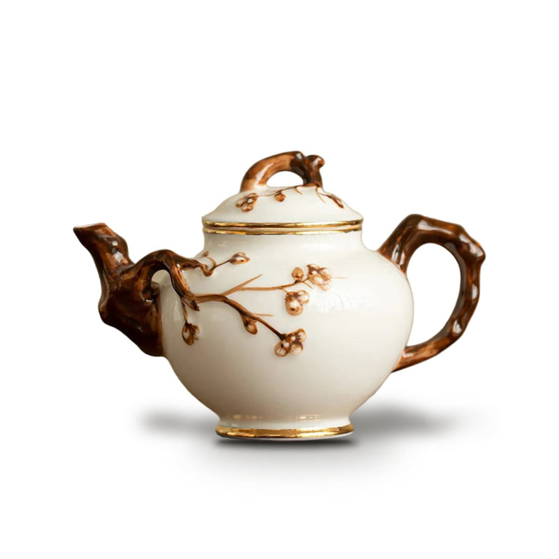 Théière Anglaise en Porcelaine Design Arbre 300 ml
