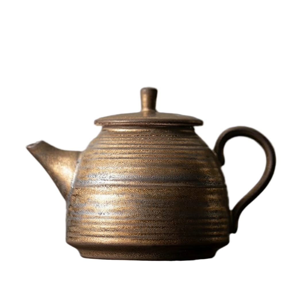 Théière chinoise en céramique artisanale Tao, style Yixing, disponible de 180 à 300 ml.