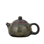 Théière japonaise en céramique 200 ml avec glaçure artisanale Nagashi-yu.