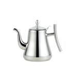 Petite théière marocaine en inox argent 1 L traditionnelle